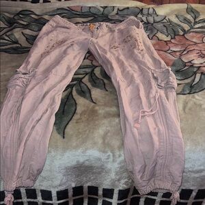 Stylish Women's Joggers in Light Pink